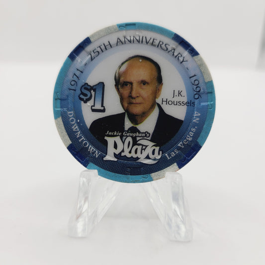 Jackie Gaughan's Hotel Casino Las Vegas Nevada "25th Anniversary" $1 Casino Chip N2646 *JK Houssels