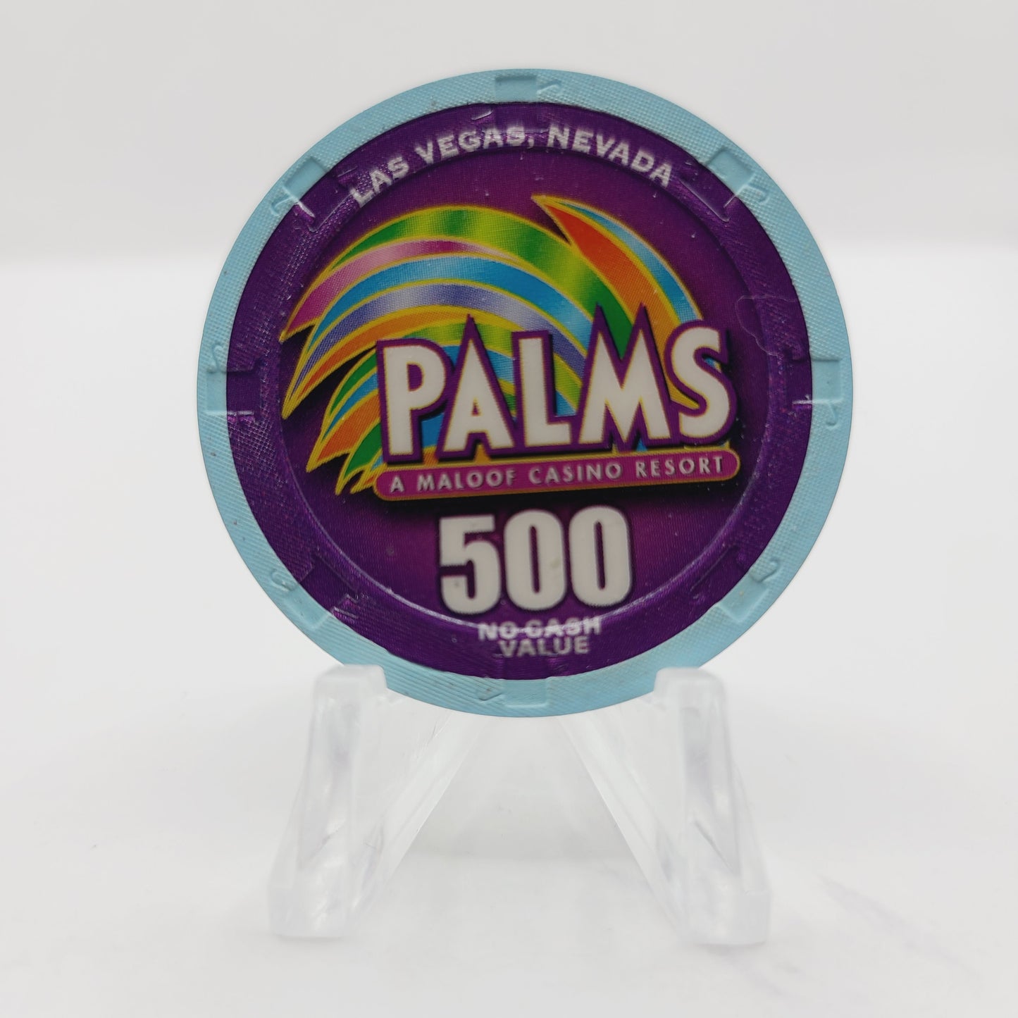 Palms Hotel Casino Las Vegas Nevada 2004 "6th Annual Poker Tournament" 500 NCV Casino Chip E3414