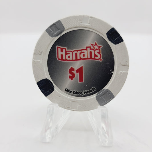 Harrah's Hotel Casino Lake Tahoe Nevada 2006 $1 Casino Chip E4987