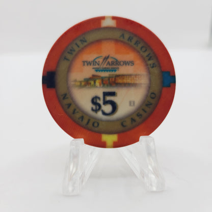 Twin Arrows Navajo Casino Flagstaff Arizona 2013 $5 Casino Chip