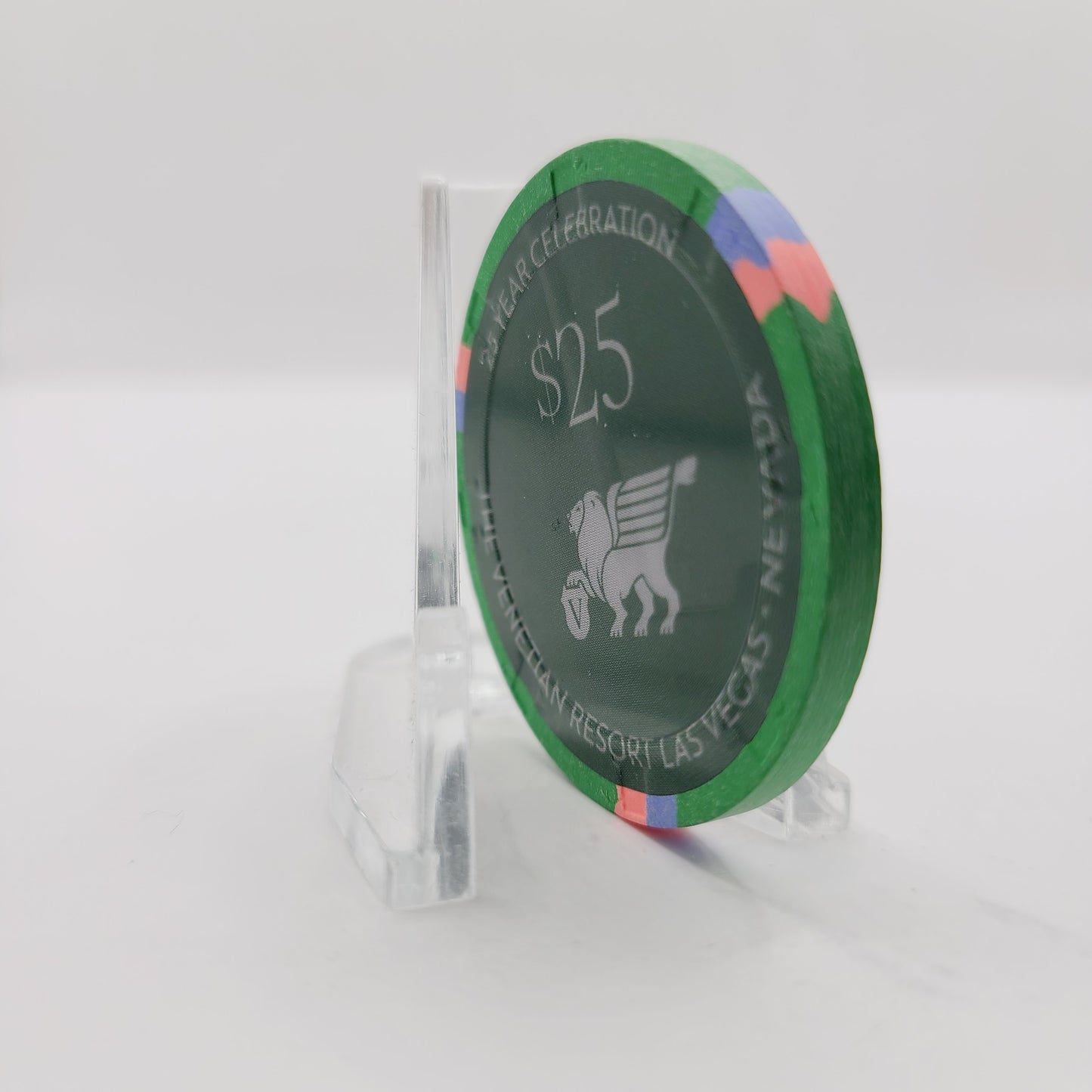 Venetian Hotel Casino Las Vegas Nevada 2024 "25 Year Celebration" $25 Chip