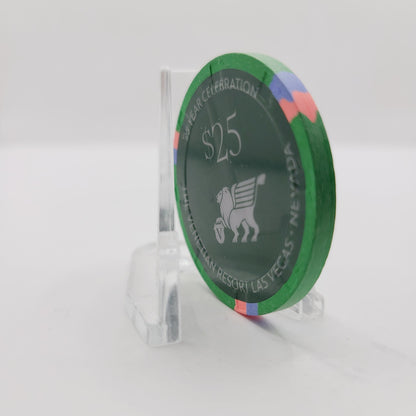 Venetian Hotel Casino Las Vegas Nevada 2024 "25 Year Celebration" $25 Chip