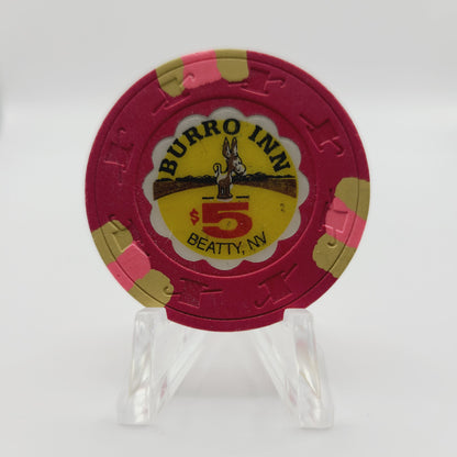 Burro Inn Beatty Nevada 1991 $5 Casino Chip N7418