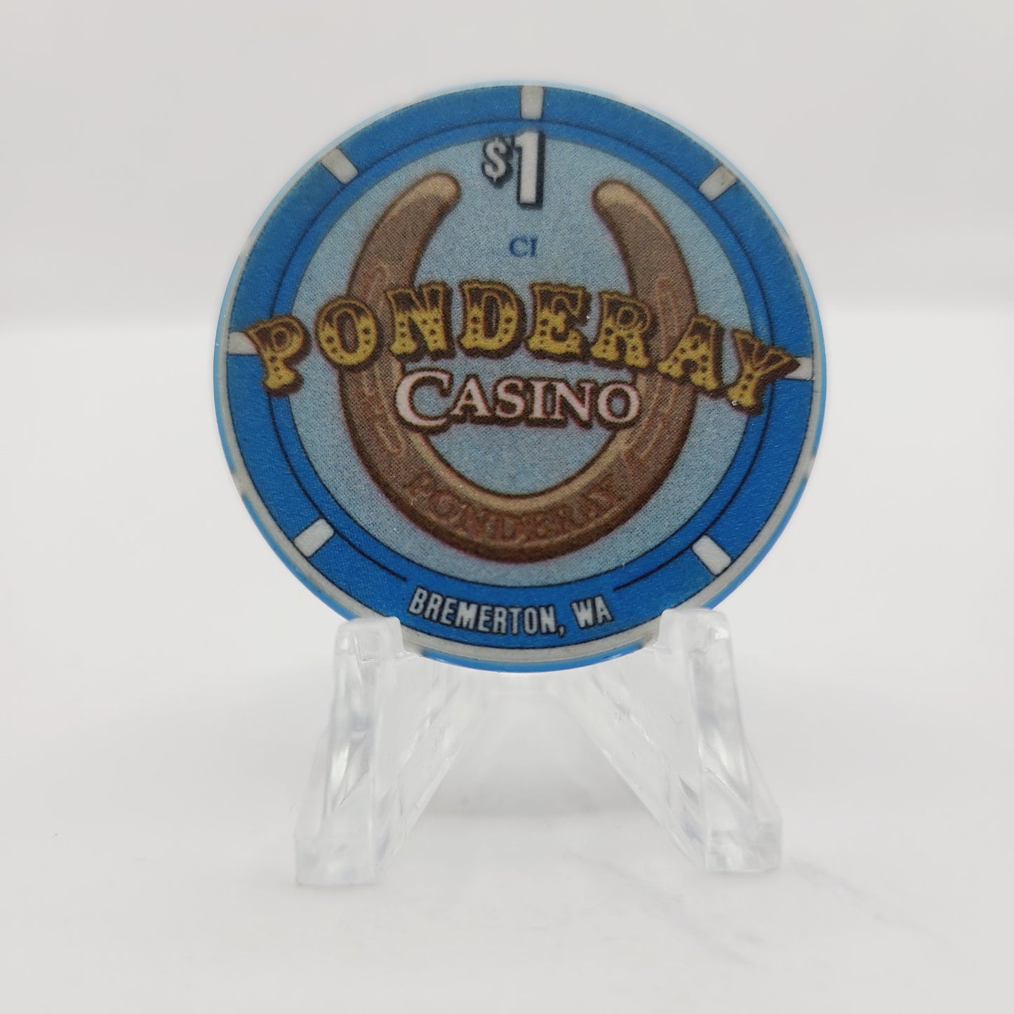 Ponderay Casino Bremerton Washington $1 Casino Chip