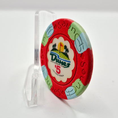 Dunes Casino Las Vegas Nevada 1989 $5 Casino Chip N1516
