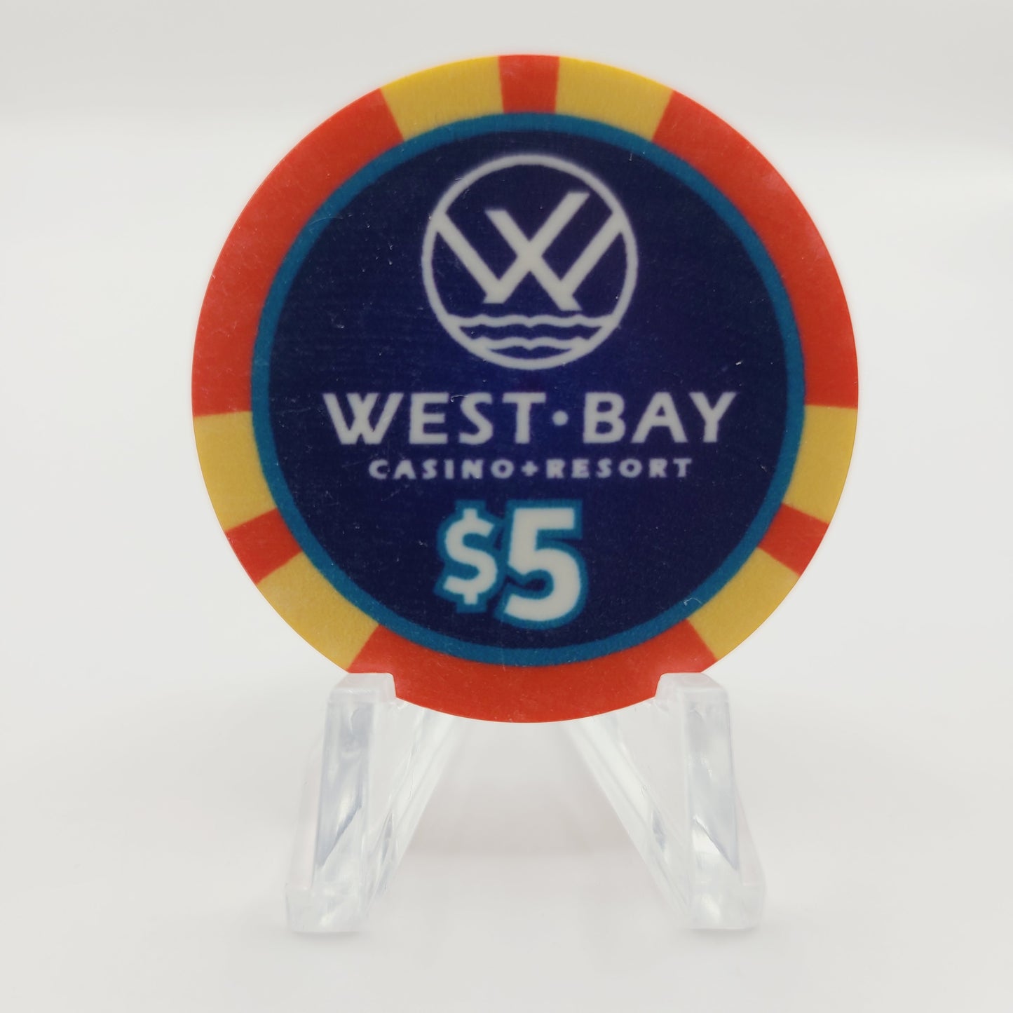 West Bay Casino Kingston Oklahoma $5 Casino Chip
