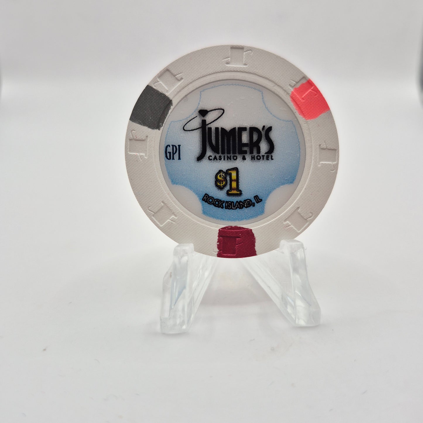 Jumer's Casino & Hotel Rock Island Illinois 2014 $1 Casino Chip