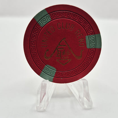 United Club Casino Reno Nevada 1962 $1 Casino Chip N7057