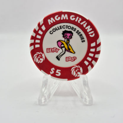 MGM Grand (Theme Hotel) Las Vegas Nevada 1994 "Betty Boop" $1 Casino Chip N4558