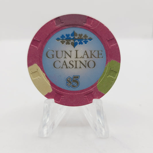 Gun Lake Casino Wayland Michigan 2011 $5.00 Casino Chip