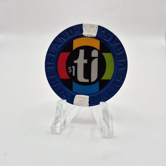 Treasure Island Casino Las Vegas Nevada 2003 $1 Casino Chip E2810