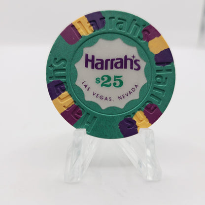 Harrah's Hotel Casino Las Vegas Nevada 1992 $25 Casino Chip N4452