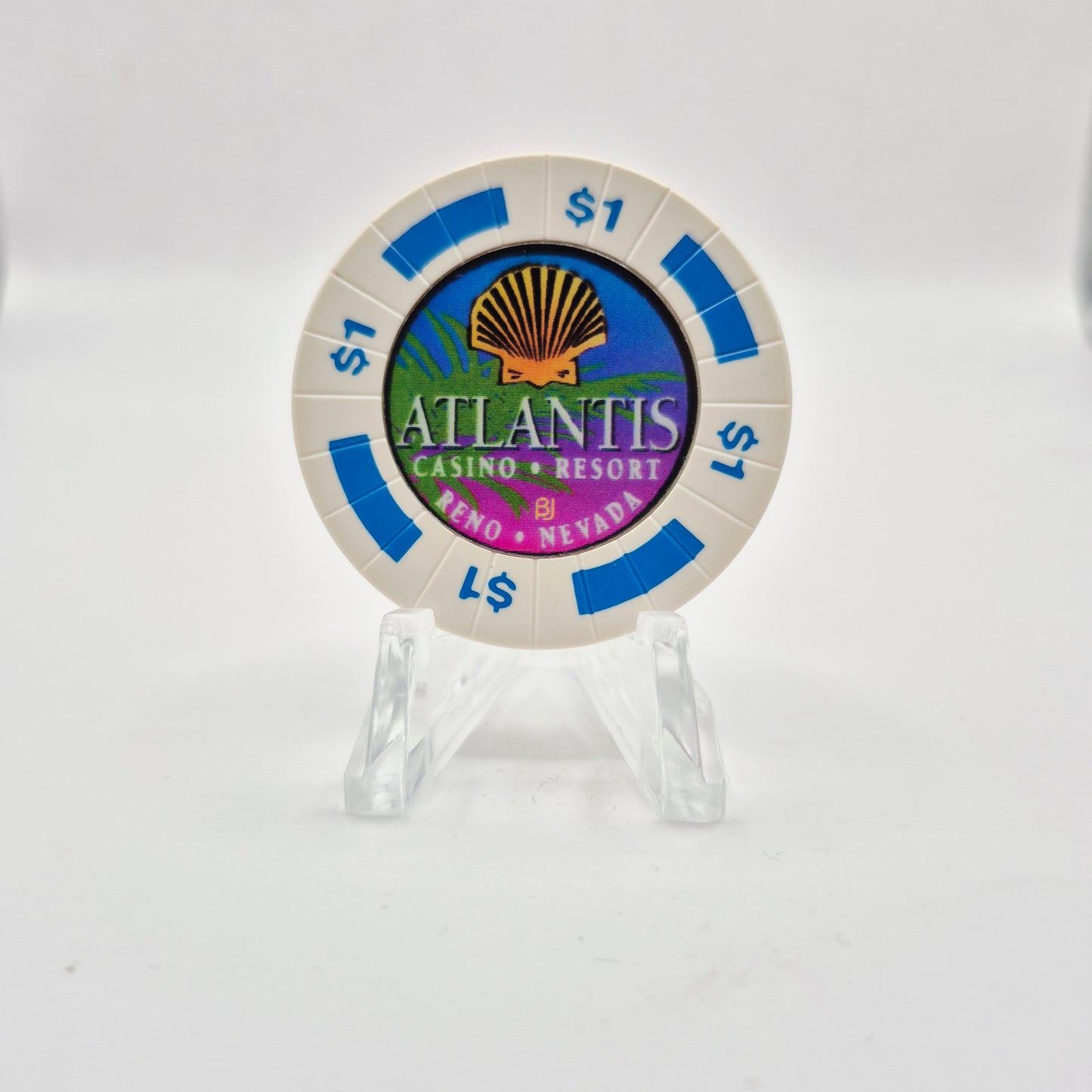 Atlantis Casino Resort Reno Nevada 1999 $1 Casino Chip N9278.1