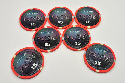 Luxor Hotel Casino Las Vegas Nevada 2013 'Jabbawockeez' 7 Chip Collection