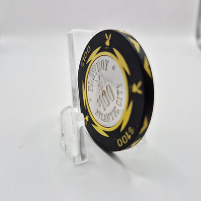 Playboy Hotel Casino Atlantic City New Jersey $100 Casino Chip