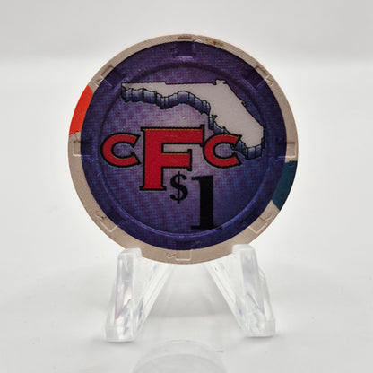 CFC (Florida Casino Cruises) Casino Florida "Day Cruise" $1 Casino Chip