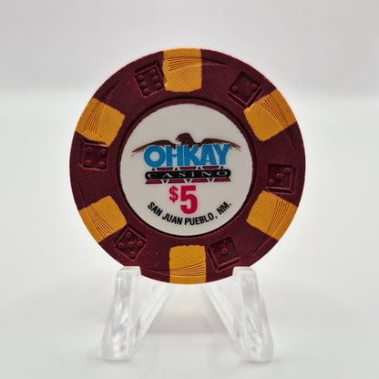 Ohkay Resort Casino San Juan Pueblo New Mexico  $5 Casino Chip