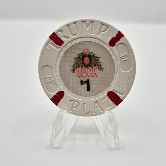 Trump Plaza Hotel Casino Atlantic City New Jersey $1 Chip