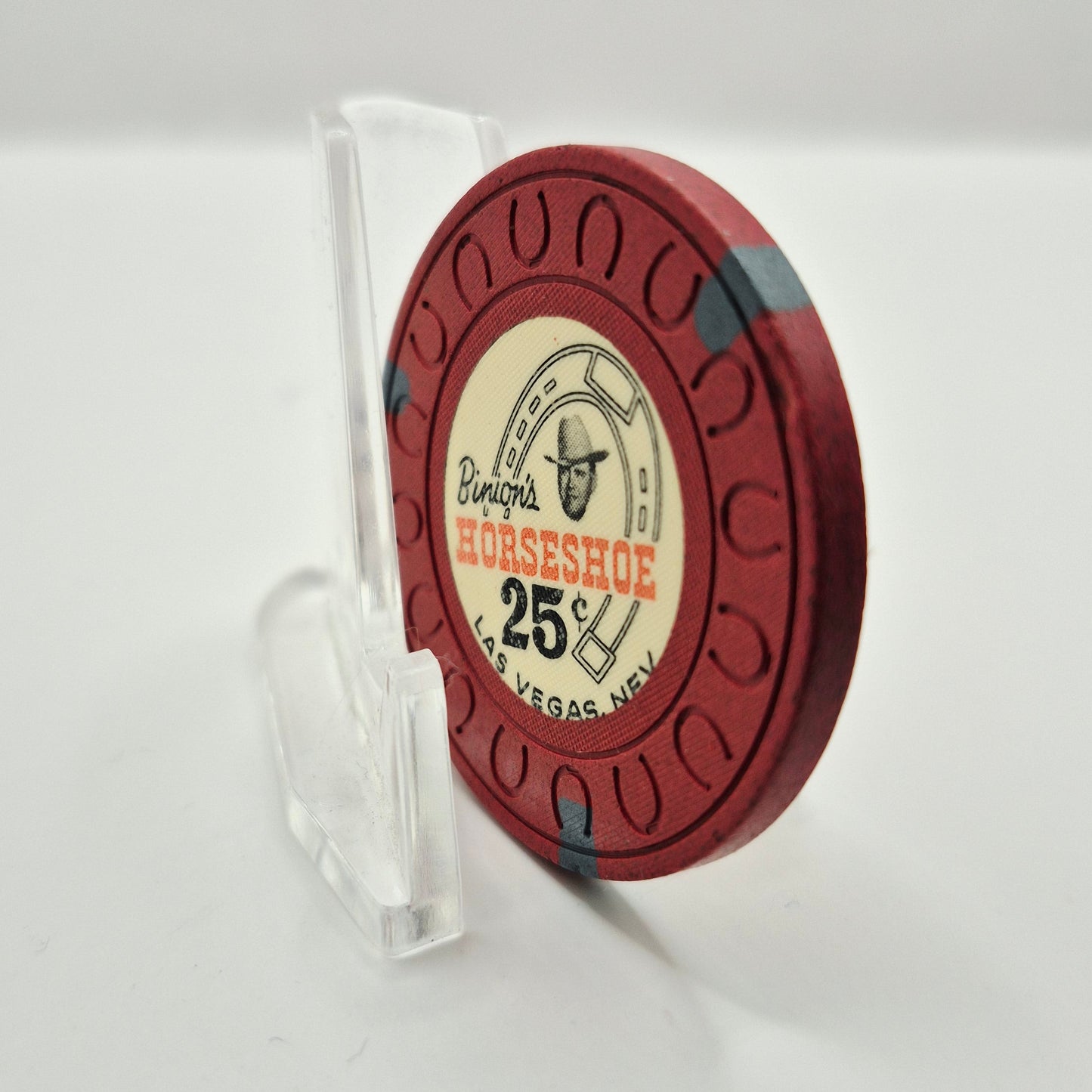 Horseshoe Casino Binion's Las Vegas Nevada 1970's $.25 Casino Chip N8179