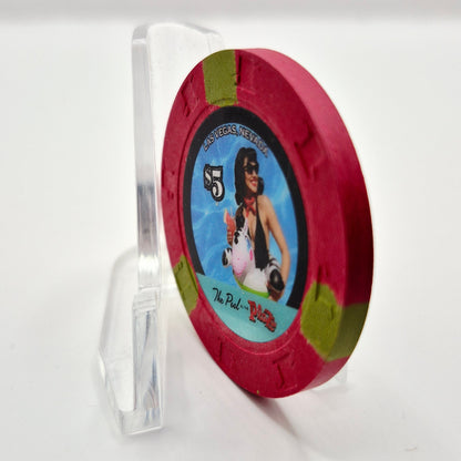 Plaza Hotel and Casino Las Vegas Nevada 2016 $5 Casino Chip 'The Pool at the Plaza' D2408