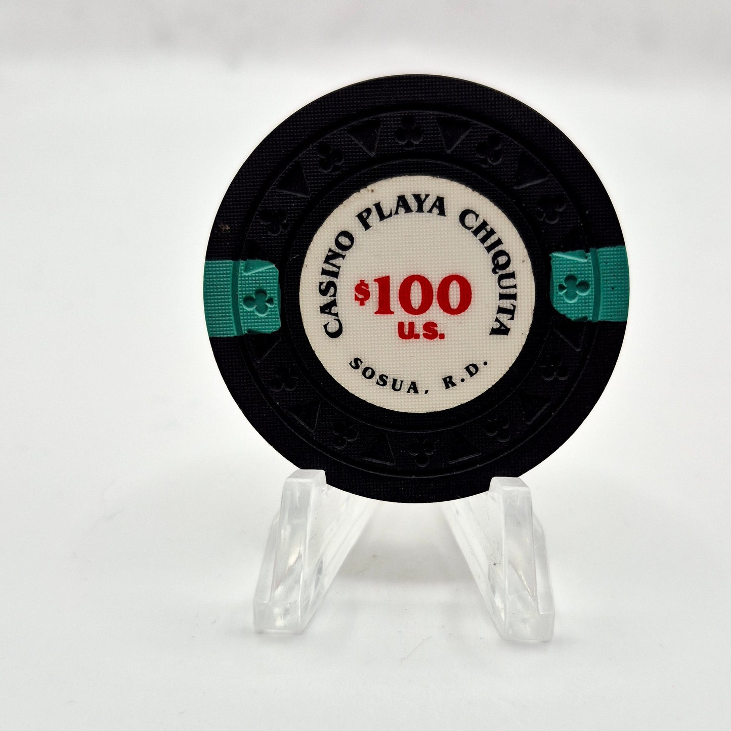 Casino Playa Chiquita Casino Sosua Dominican Republica $100 Casino Chip CG210916