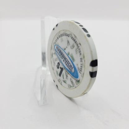 Harrington Raceway & Casino Harrington Delaware $1 Casino Chip