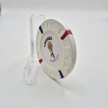 Caesars Hotel Casino Atlantic City New Jersey $1 Casino Chip