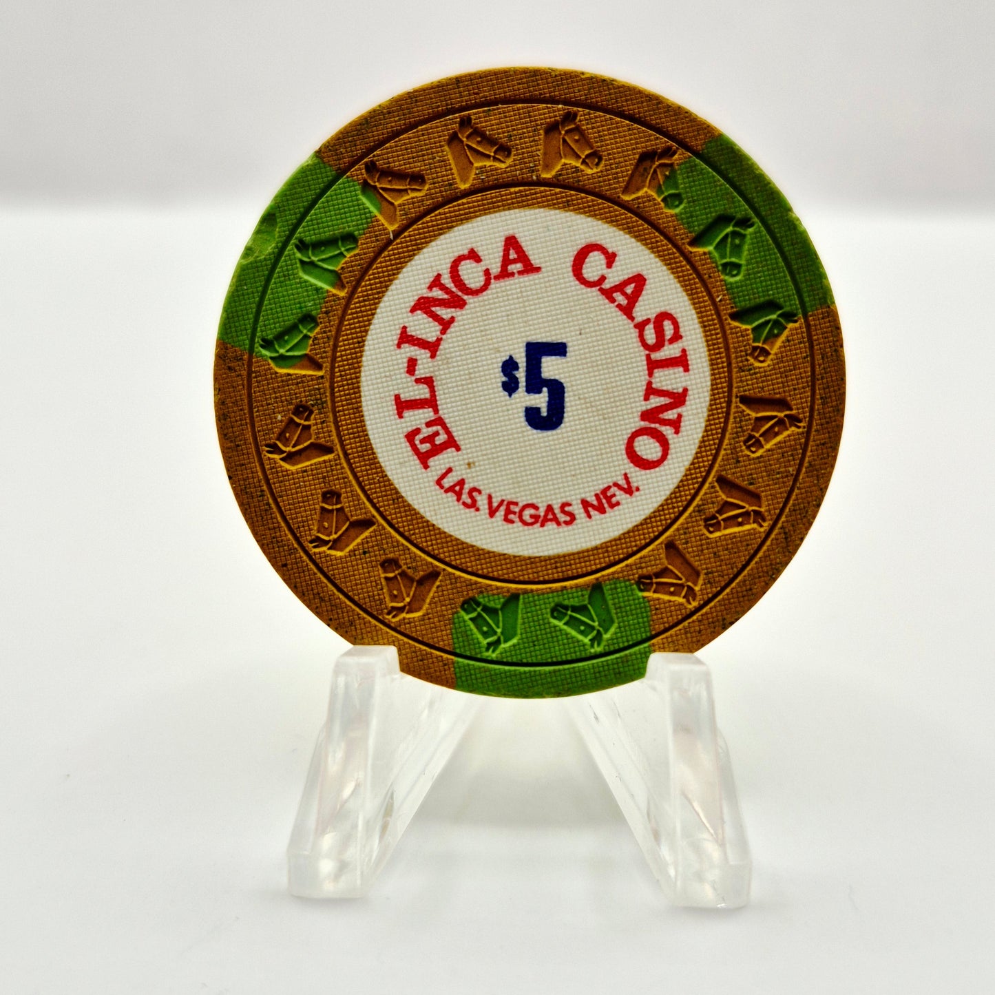 El Inca Casino Las Vegas Nevada 1977 $5 Casino Chip N1547