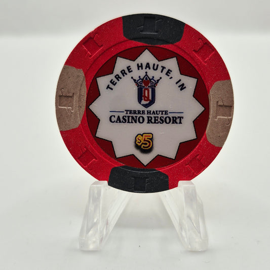 Terre Haute Casino Terre Haute Indiana 2024 $5 Casino Chip
