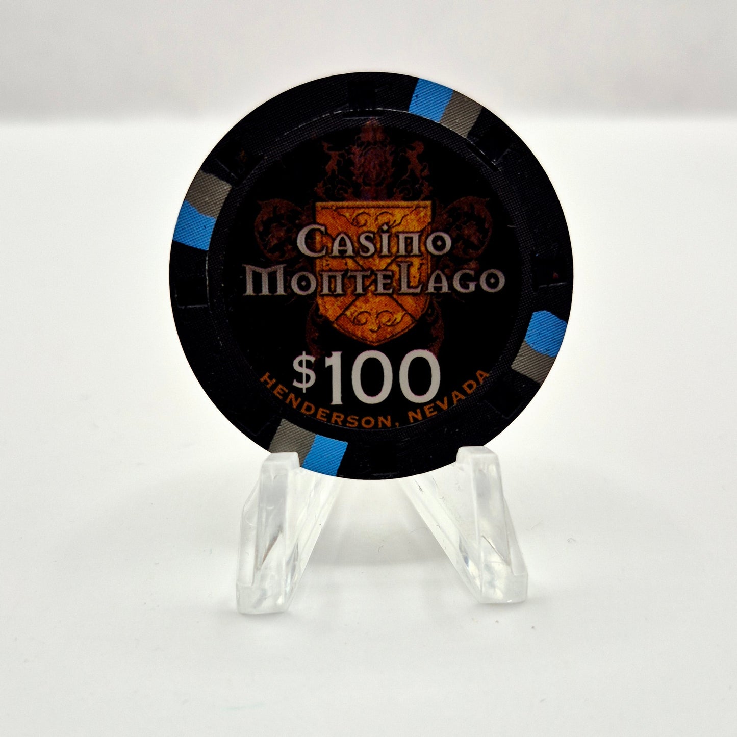 Casino MonteLago Hotel Casino Henderson Nevada 2003 $100 Casino Chip E0196