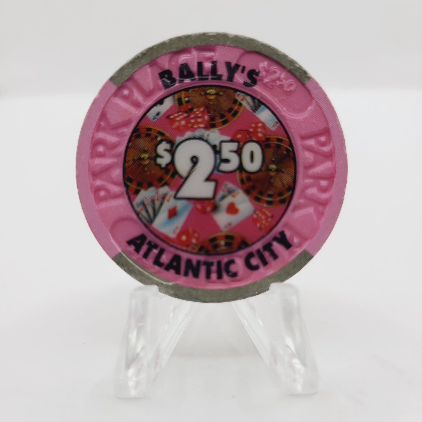 Bally's Hotel Casino Atlantic City New Jersey $2.50 Casino Chip