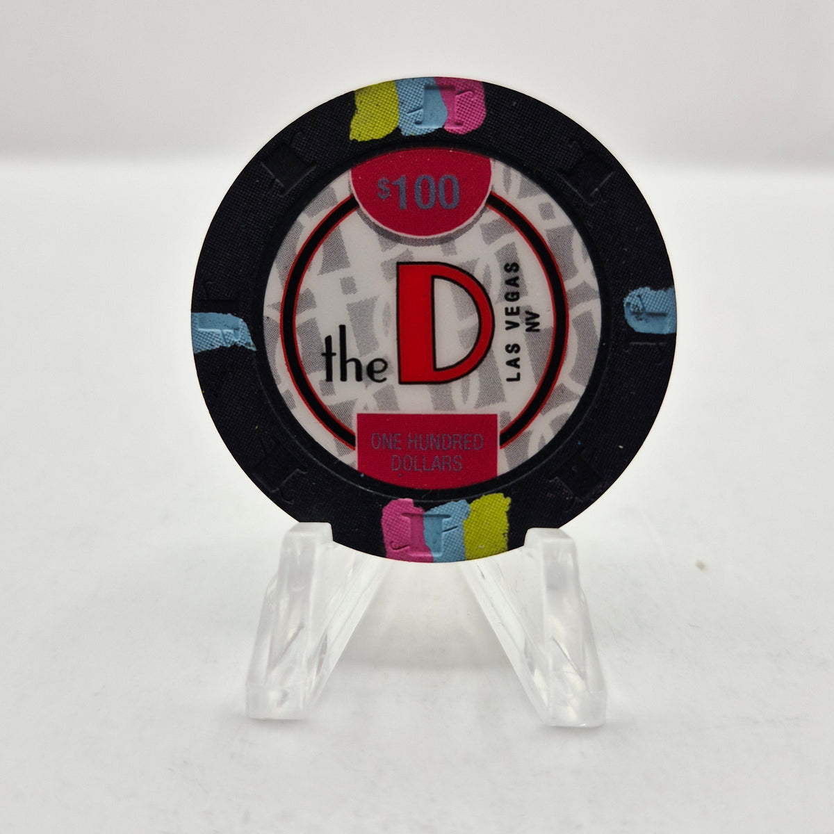 The D Hotel Casino Las Vegas Nevada 2017 $100 Casino Chip D2692
