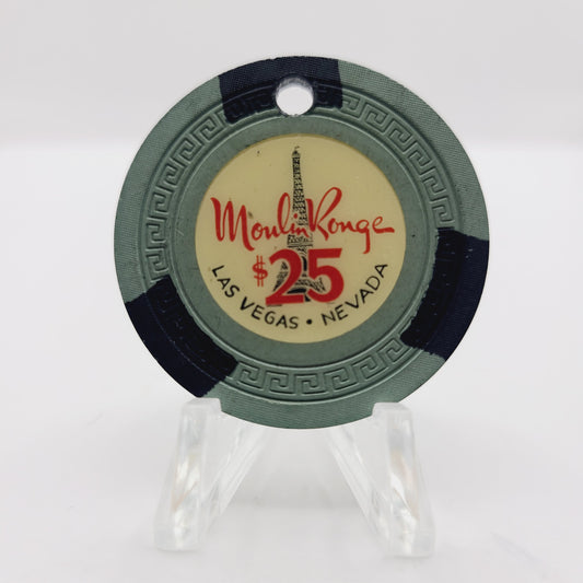 Moulin Rouge Casino Las Vegas Nevada 1955 $25 Casino Chip N1941.C