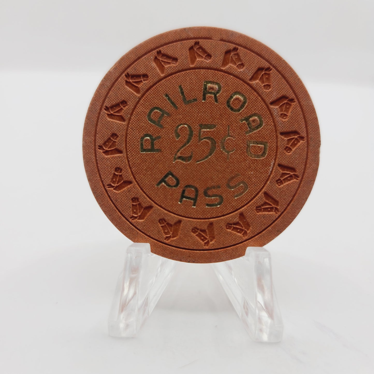 Railroad Pass Hotel Casino Henderson Nevada 1978 $.25 Casino Chip N2032