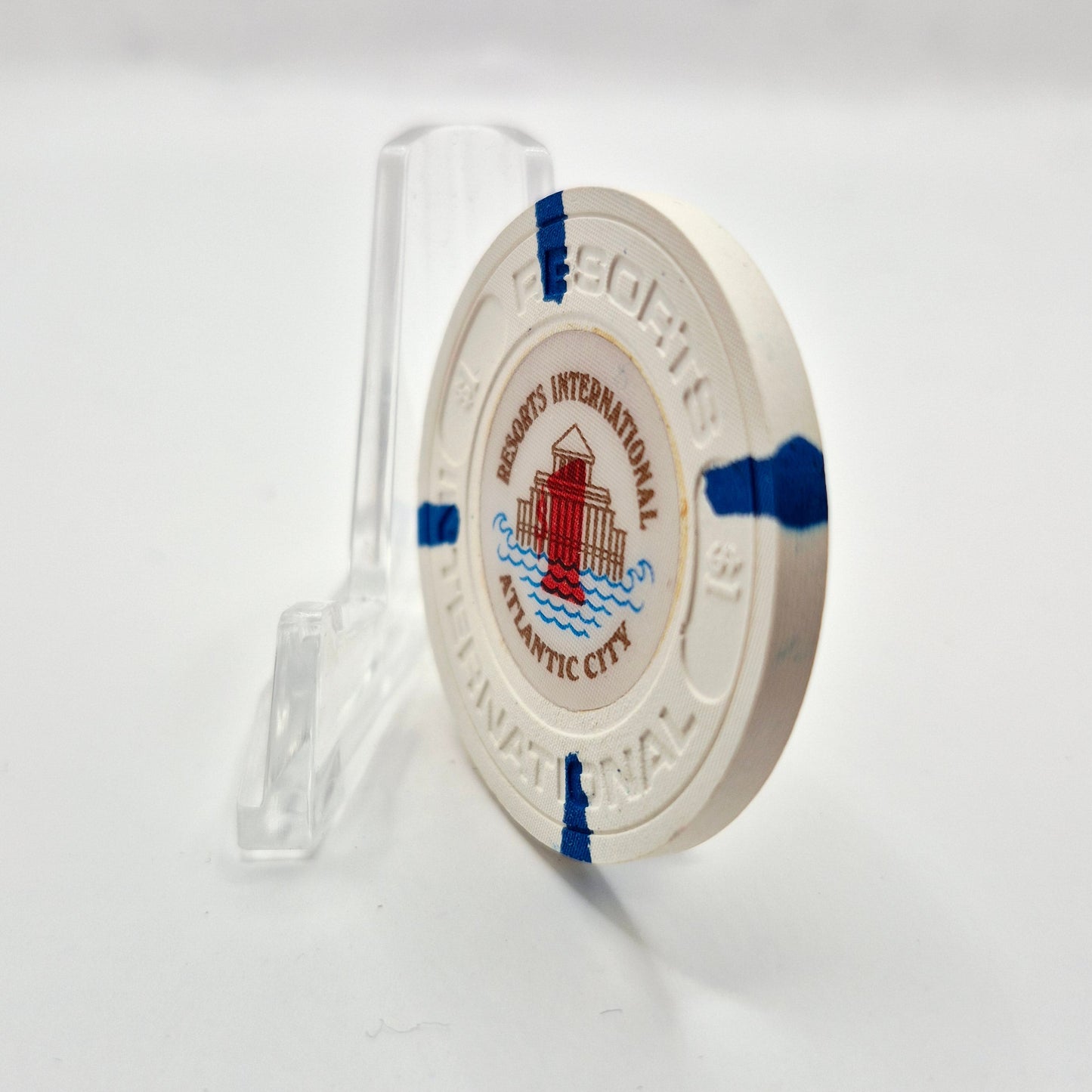 Resorts International Casino Atlantic City New Jersey $1 Casino Chip