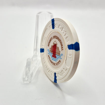 Resorts International Casino Atlantic City New Jersey $1 Casino Chip