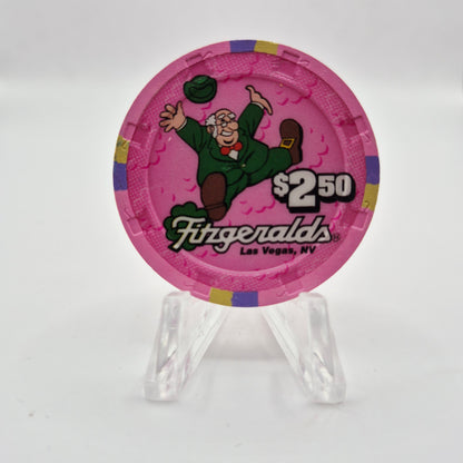 Fitzgeralds Casino Las Vegas Nevada 1999 $2.50 Casino Chip V4135