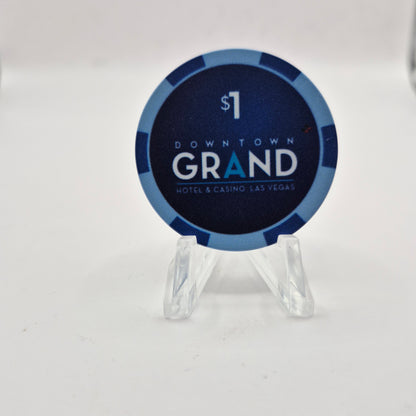 Downtown Grand Hotel Casino Las Vegas Nevada 2024 $1 Casino Chip