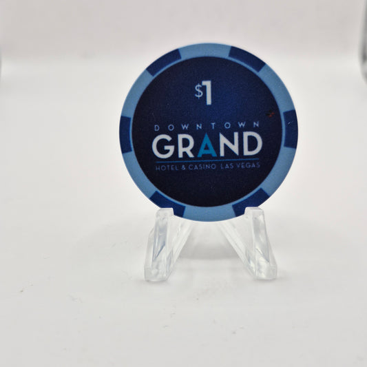 Downtown Grand Hotel Casino Las Vegas Nevada 2024 $1 Casino Chip