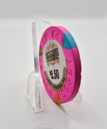 Golden Nugget Hotel Casino Lake Charles Louisiana 2014 $2.50 Casino Chip