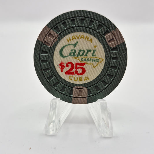 Casino de Capri Havana Cuba Series 4 $25 Casino Chip