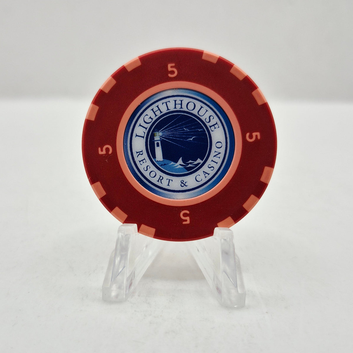 Lighthouse Resort  & Casino Cabo Rojo Puerto Rico $5 Casino Chip **Casino Never Opened
