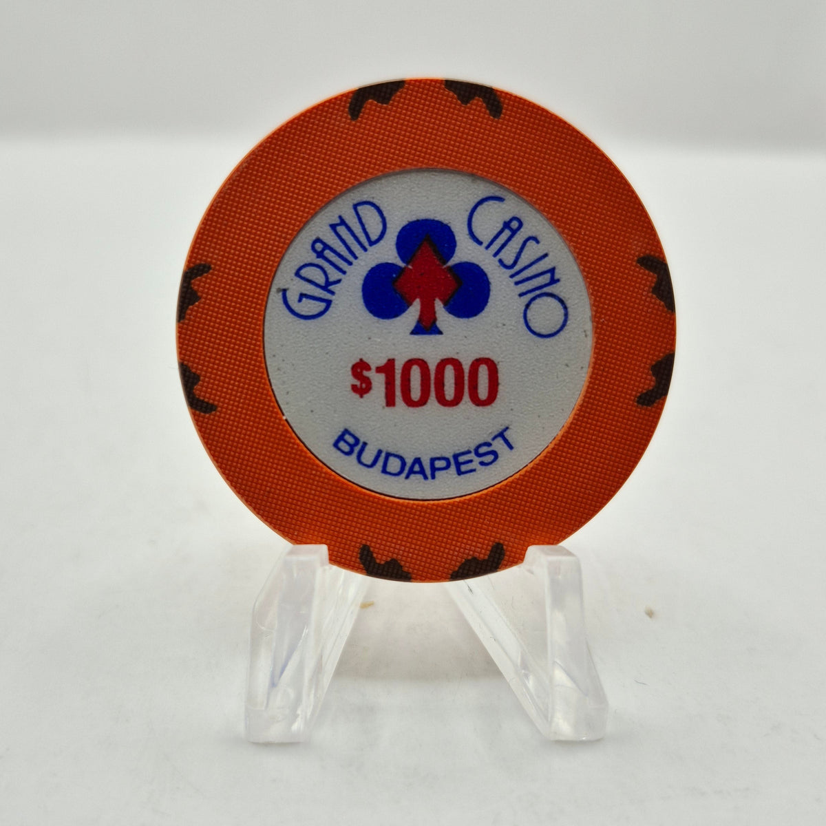 Grand Casino Budapest Hungary $1,000 Casino Chip CG159471