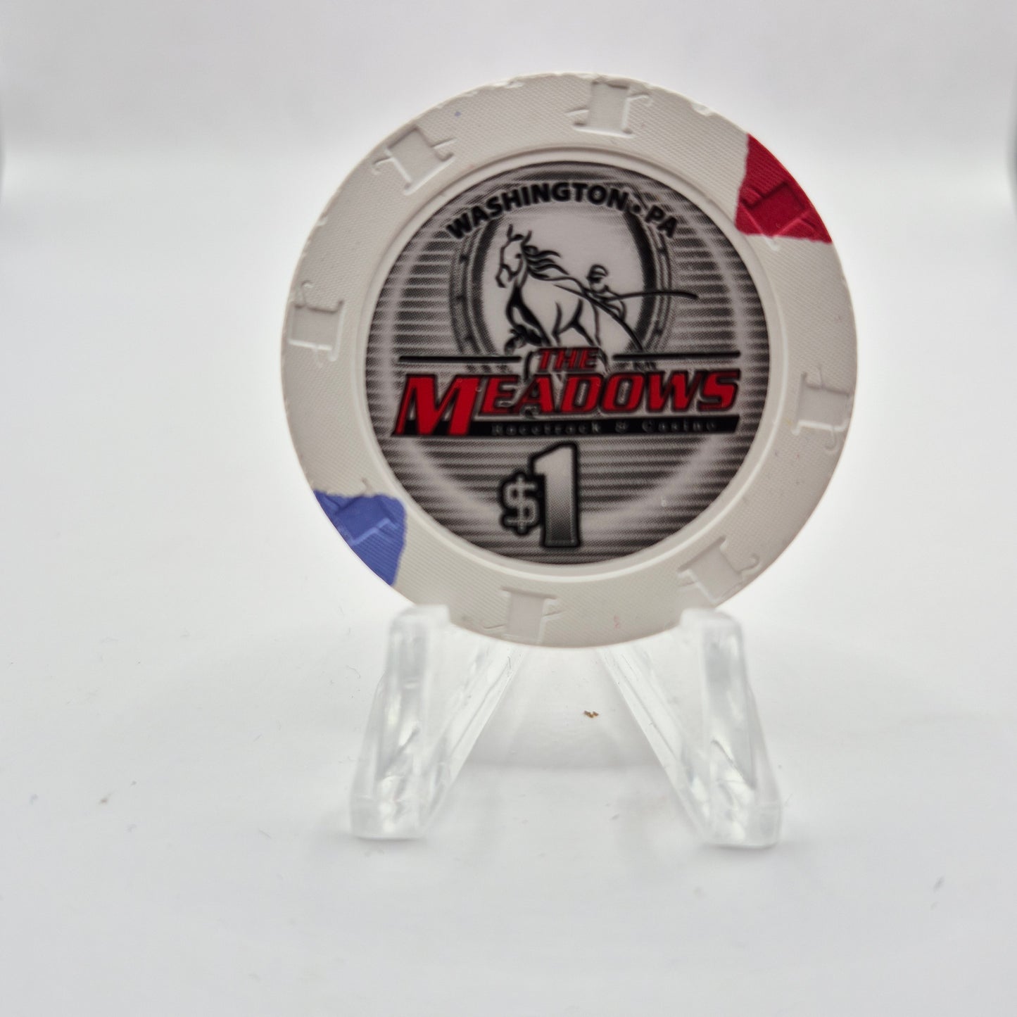 Meadows Racetrack & Casino Washington Pennsylvania 2010 $1 Casino Chip