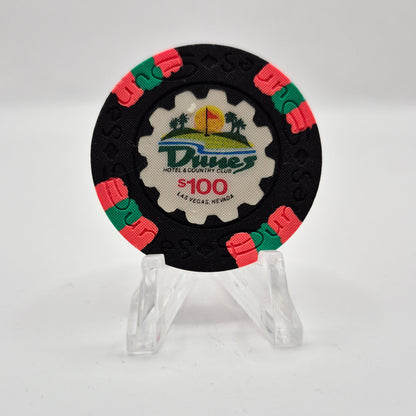 Dunes Hotel Casino Las Vegas Nevada 1989 $100 Casino Chip N4450