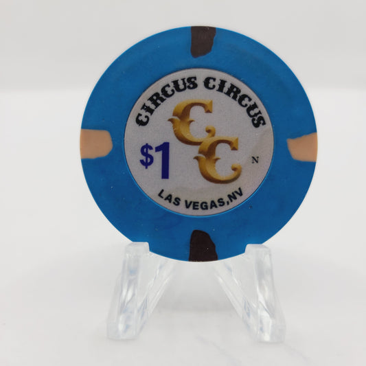 Circus Circus Casino Las Vegas Nevada "2023" $1 Casino Chip