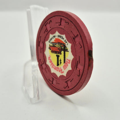 New Frontier Las Vegas Nevada 1959  $1 Casino Chip N1673 * Damage on edge