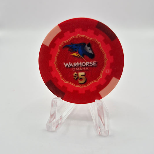 WarHorse Casino Omaha Nebraska 2024 $5 Casino Chip