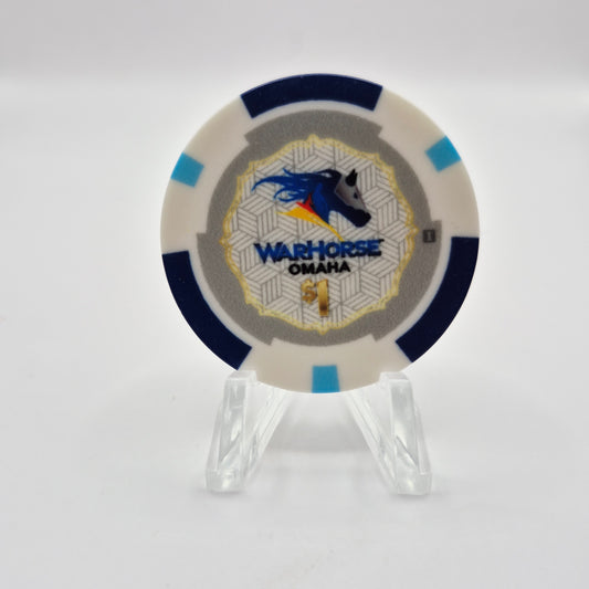 WarHorse Casino Omaha Nebraska 2024 $1 Casino Chip