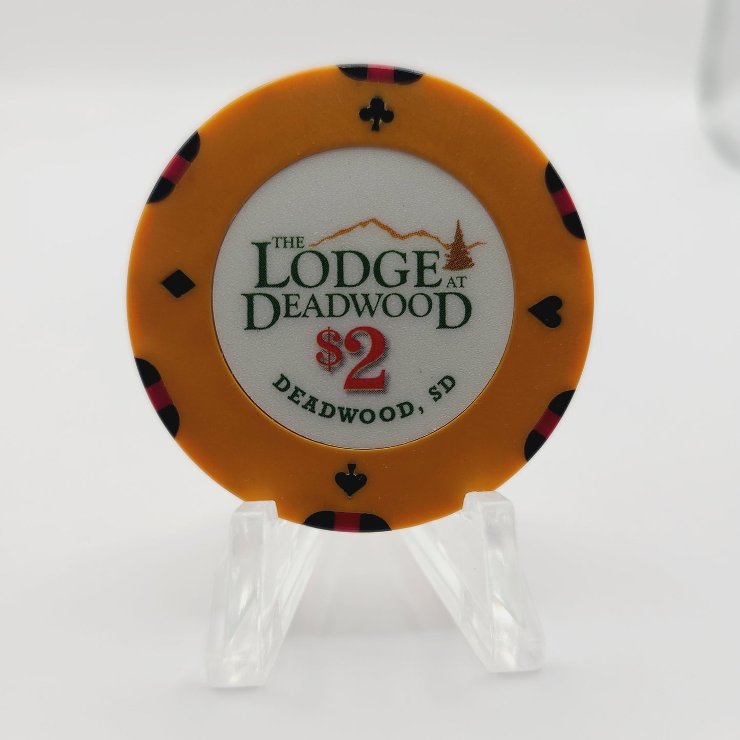 The Lodge at Deadwood Hotel Casino 2009 $2 Casino Chip